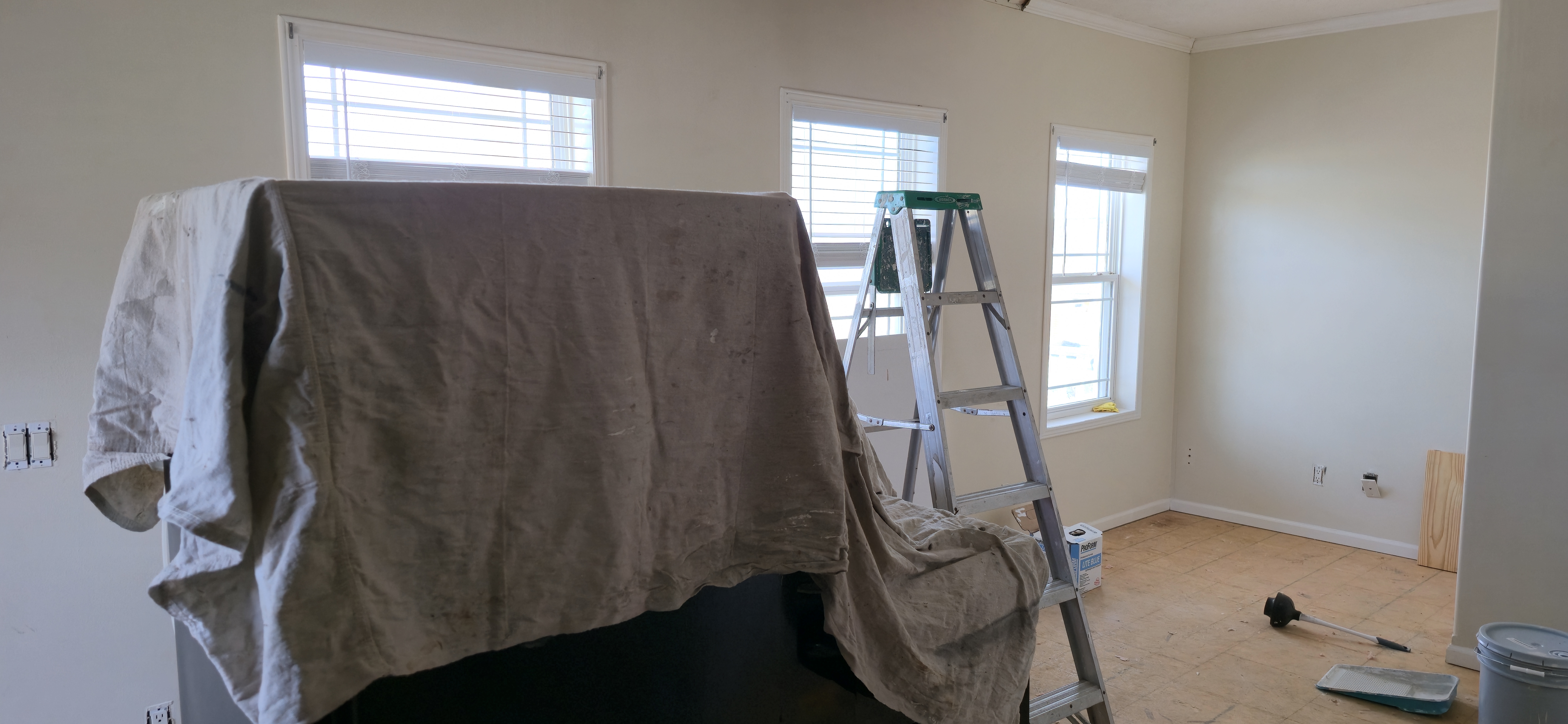 Prepping for paint