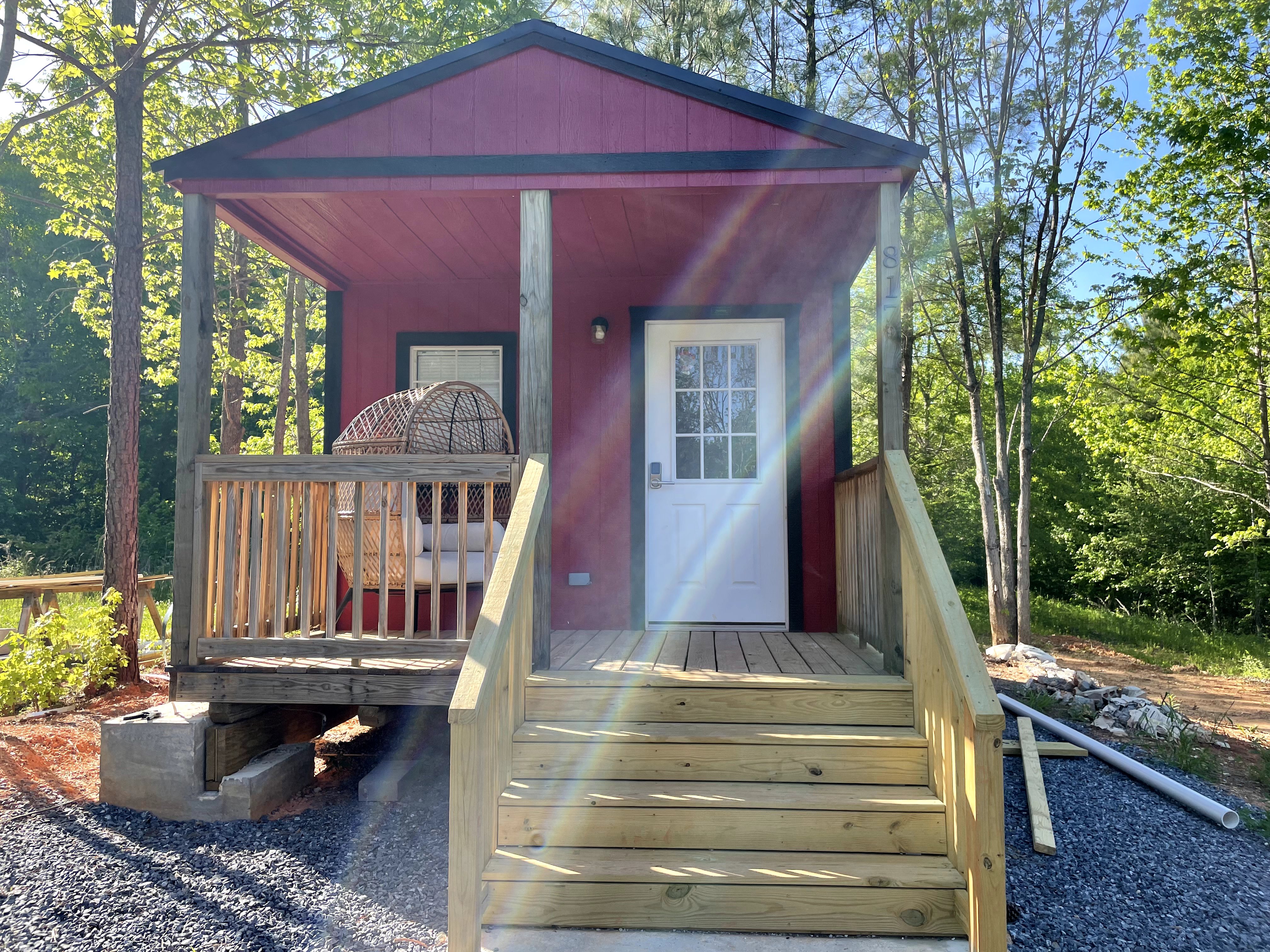 Red Tiny Home