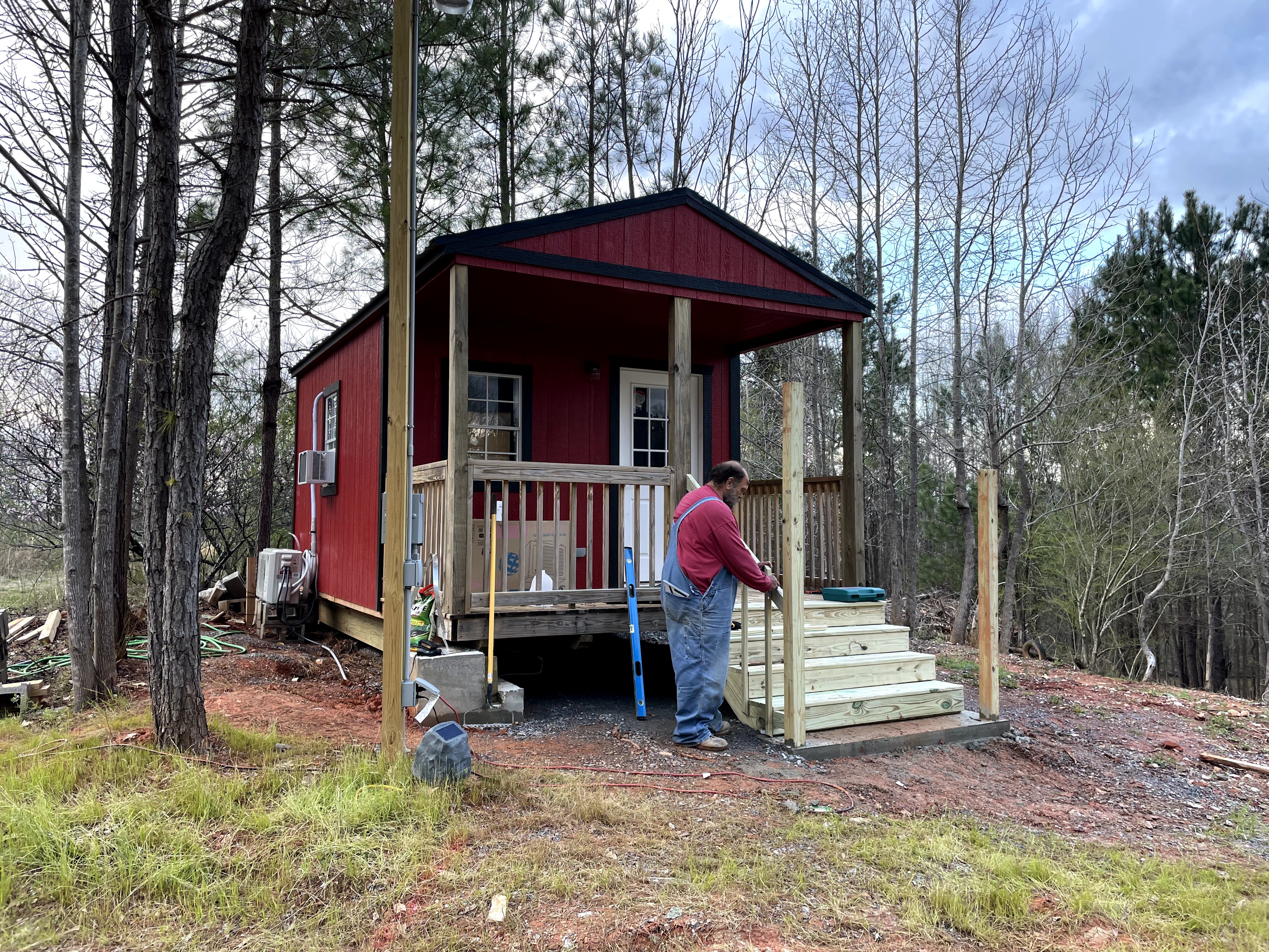Red Tiny Home