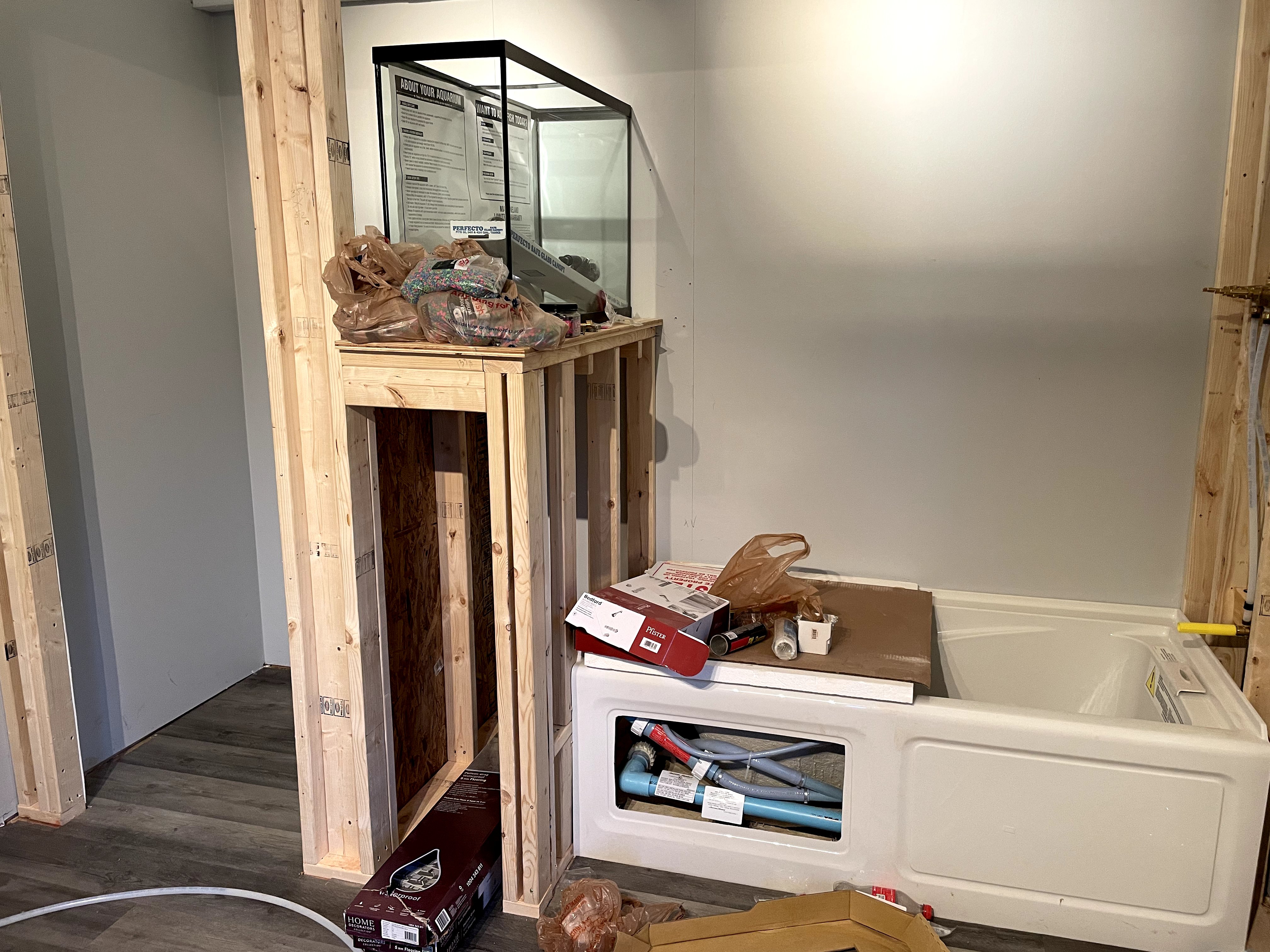 Interior Work Starts