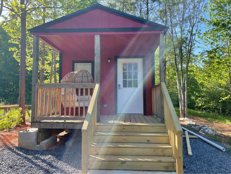 Red Tiny Home